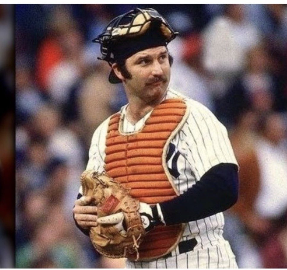 drivebyreader's tweet photo. @HawkEmDownChris Thurman Munson. The Captain. https://t.co/i18VCXh5Ee