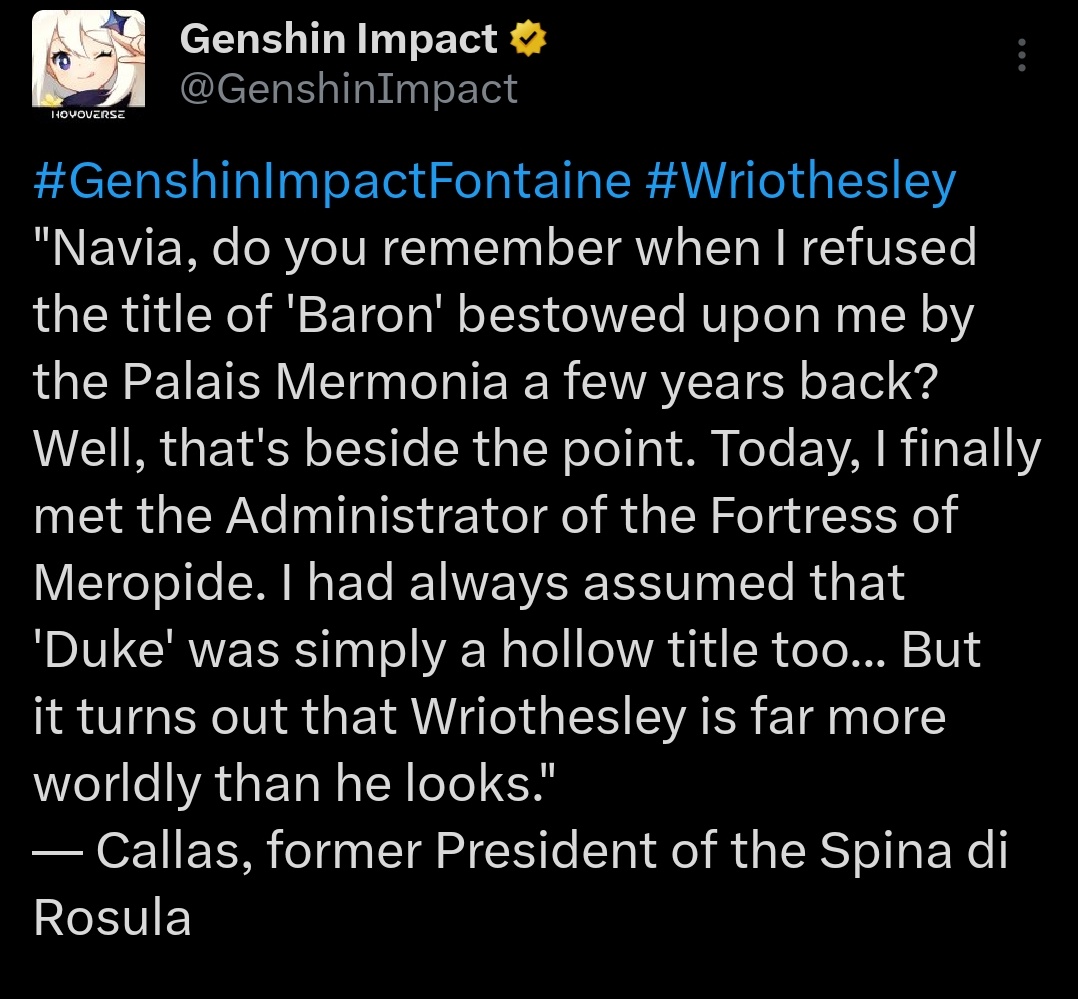 Daily Wriothesley tweet media