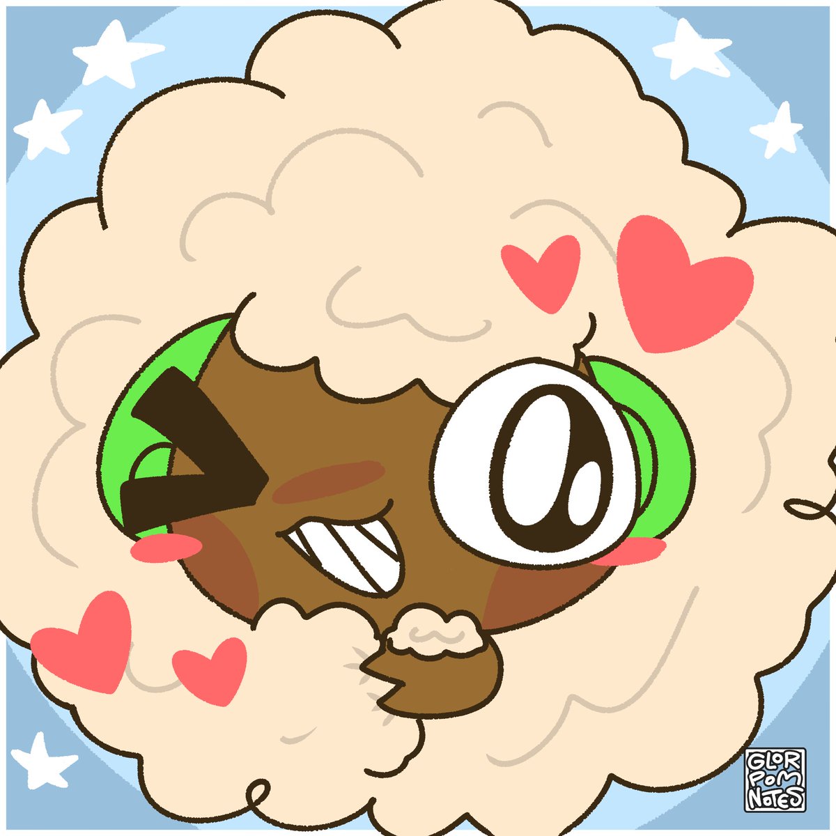 PompomNotes's tweet photo. Cheeky little Whimsicott trying to be cute to take your berries! 😝🍓 

#pokemon #fanart #whimsicott ㅤㅤ https://t.co/exV4ImZEaO