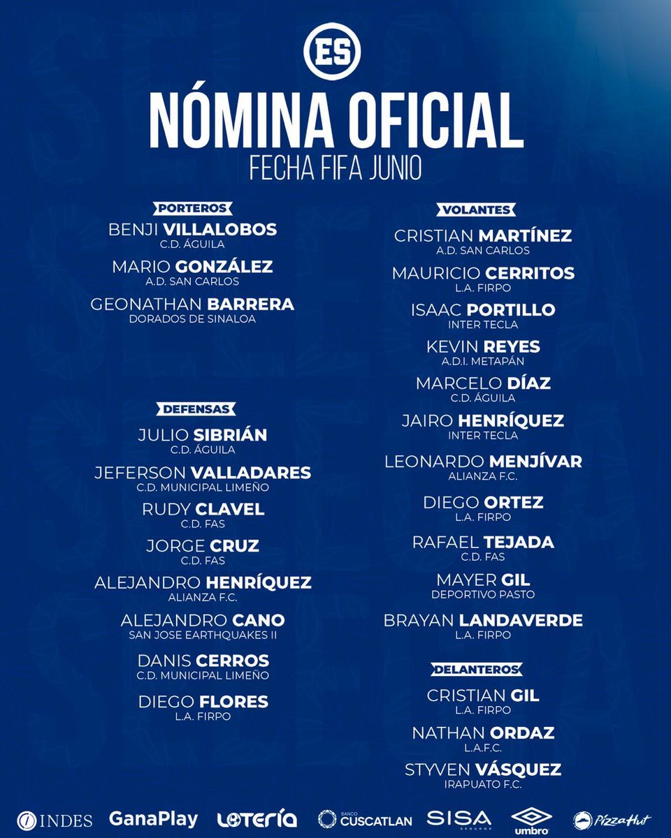 elgraficionado's tweet photo. La Selección anunció la nómina oficial para los amistosos internacionales en EEUU. 🇸🇻

Los convocados viajarán este domingo, mientras que Nathan Ordaz se incorporará el 31 de mayo en Utah. Emerson Mauricio y Jefferson Amaya quedaron fuera de la convocatoria debido a lesiones. 🚑 https://t.co/PQBxWZzS9A