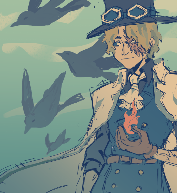 jununyx's tweet photo. me and my 500th sabo wip https://t.co/Di6iu3xhHz