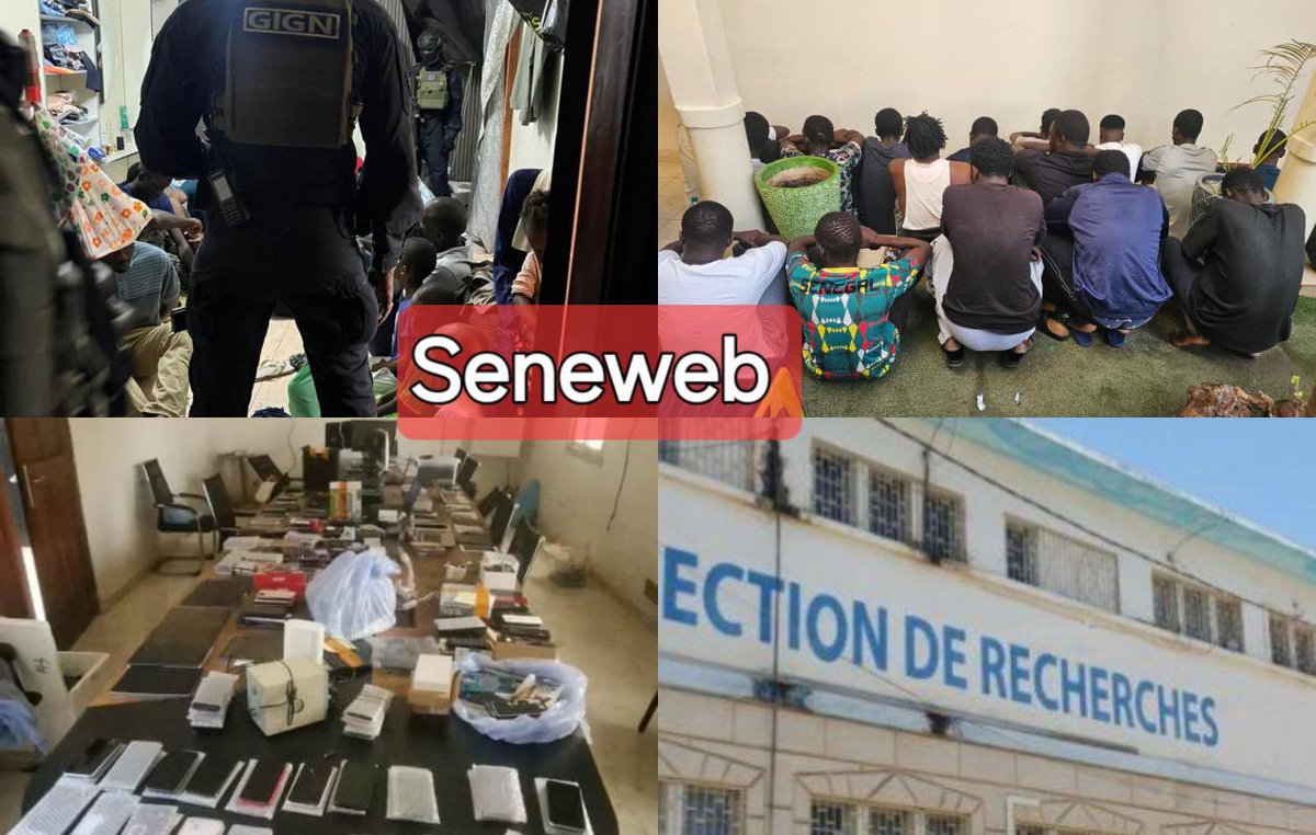 Noo_IDcard's tweet photo. ‼️ Colobane : 500 téléphones récupérés et 23 suspects interpellés lors d’un vaste coup de filet

La Section de Recherches (SR) de la gendarmerie, appuyée par le GIGN, a mené une importante opération à Colobane ayant conduit au démantèlement d’un réseau spécialisé dans le trafic d’appareils électroniques volés.

Le bilan fait état de la saisie de près de 500 téléphones, 33 tablettes ainsi que plusieurs ordinateurs. Au total, 23 personnes ont été arrêtées.

Cette opération marque une nouvelle étape dans la lutte contre le vol et le recel de téléphones portables au Sénégal.