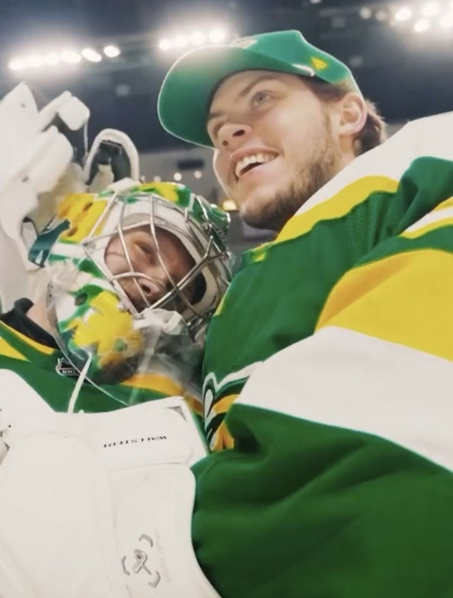 DailyWallstedt's tweet photo. thinking of my goalies look at them https://t.co/WDiL5N7aRa