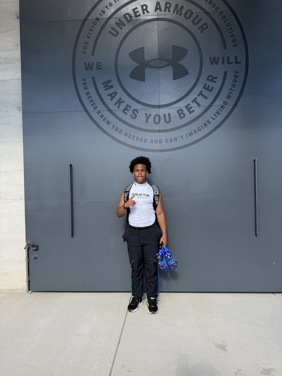Tyrellcauthern's tweet photo. Blessed to be able to showcase my skillset and get some work in at the UnderArmour Camp in Baltimore today. Also saw my guy @Only1Next 

RB ‘29 @Coach_C_LHS @iAmCoachMac_504 https://t.co/sFa1jOA98O
