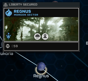 DemocraticStats's tweet photo. 📈⚔️REGNUS LIBERATED - MORGON SECTOR FREED⚔️📈

Victory Day has come to an end, and with it, another victory has been scored for Super Earth.

The Regnus System has been fully liberated following days of battles on the colony.

This marks the second sector liberation this week, further showing the clear flaws in Illuminate military.

Meanwhile, SEAF ground forces continue to advance on Elysian Meadows, which liberation will grant Super Earth full control over the Guang Sector.