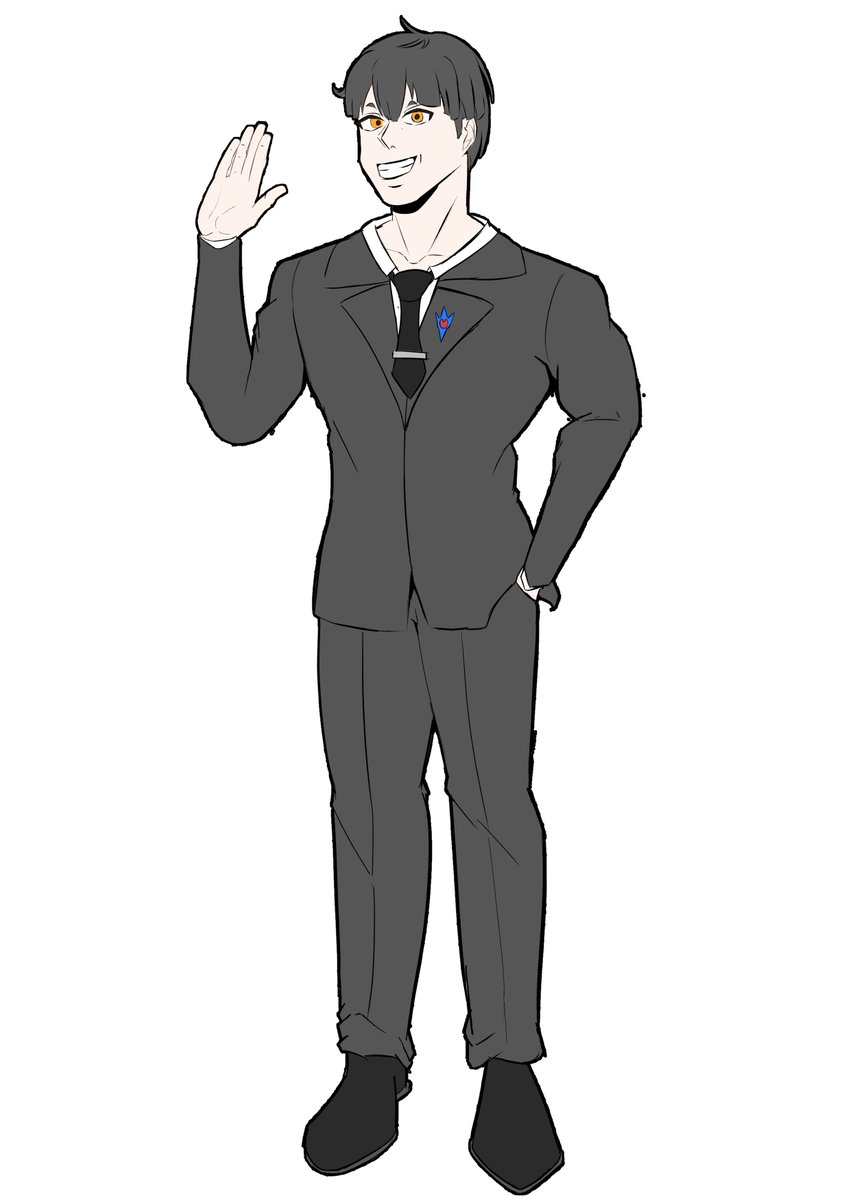 ProfdarknssArts's tweet photo. Male Professor gotta HUGE UPDATE! I'm loving how he turned out.
 #originalcharacter https://t.co/f2m0b54RO4