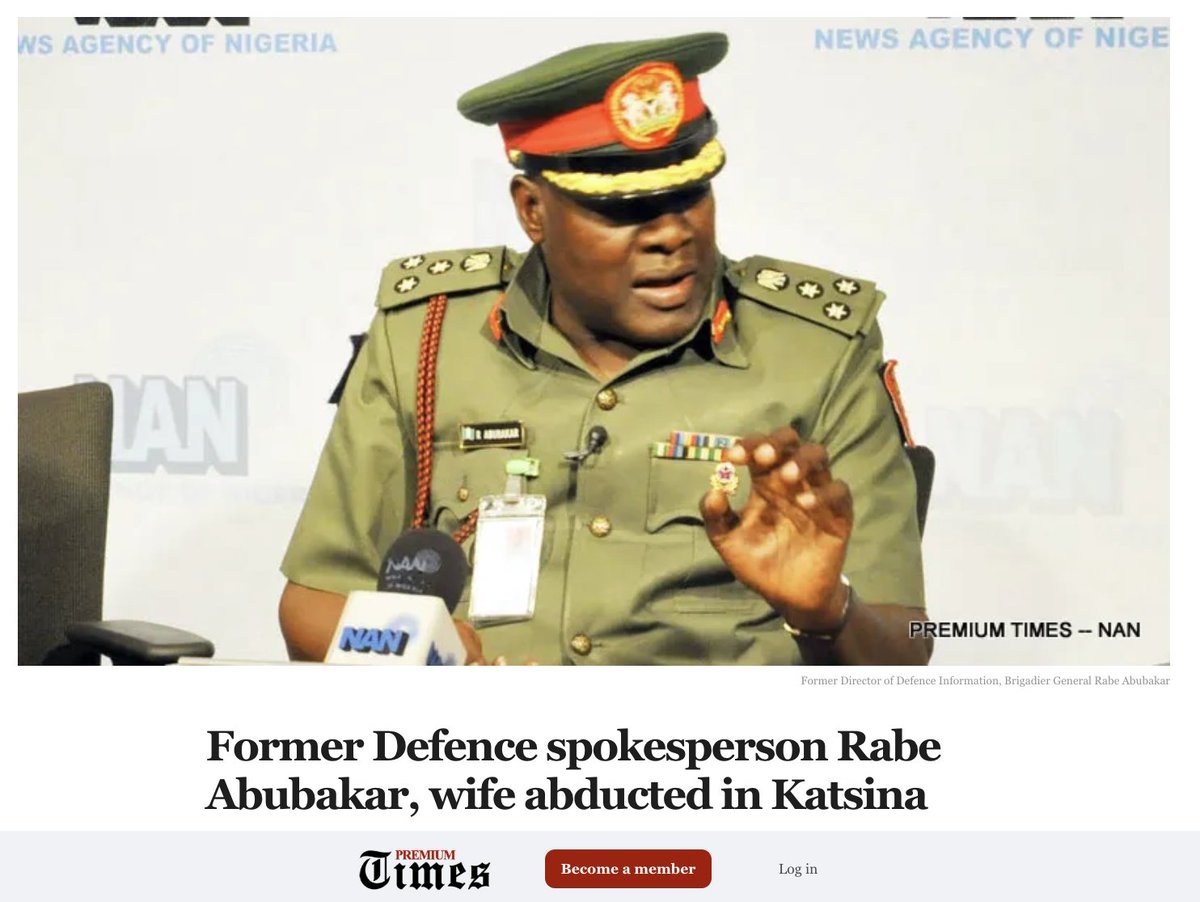 DonAzag's tweet photo. If Nigeria can happen to a retired general like this, who next? https://t.co/fSVUVUQqIl
