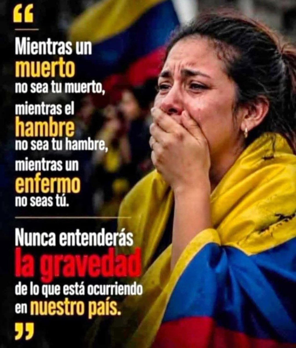 Mariano_OspinaP's tweet photo. Que no sea tu hambre, tu enfermo o tu muerto para que entiendas el horror comunista... https://t.co/81BEPB2IEk
