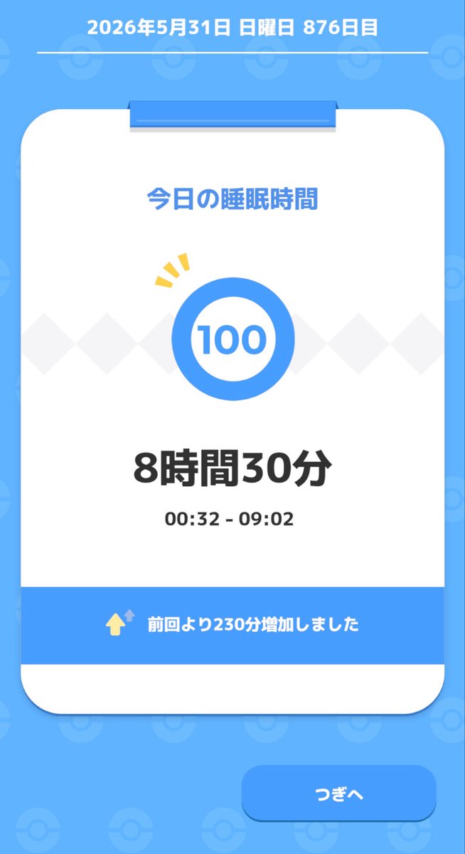 ron_chan_429's tweet photo. 初めて100点とれた〜💯

#ポケモンスリープ #ポケスリ https://t.co/QMQEPGV6kt