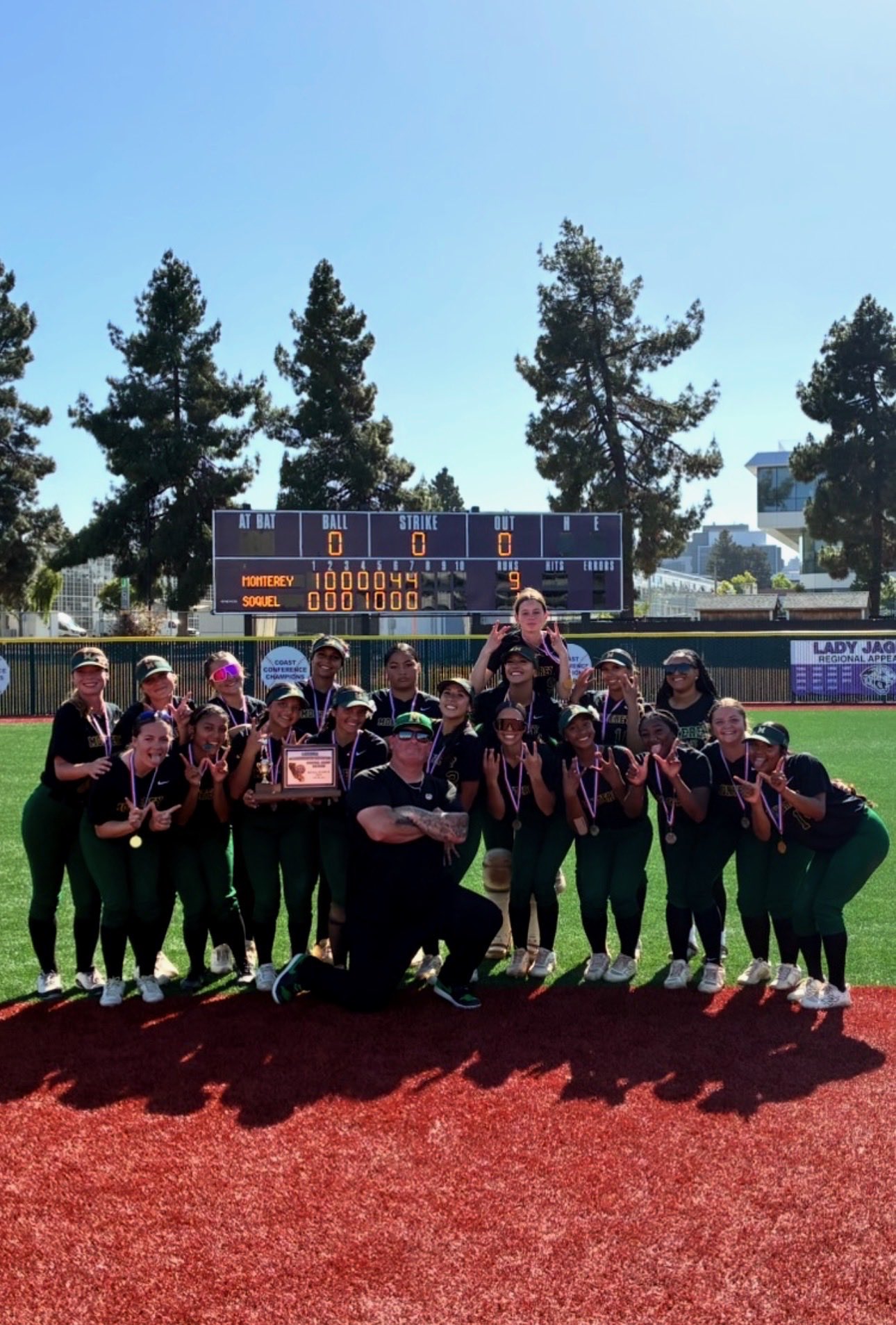 John Devine on X: "Monterey wins its third CCS DII softball title in ...