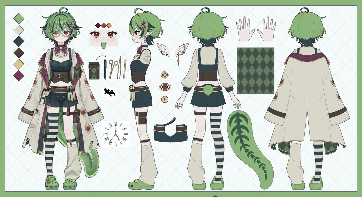 gekkomancer's tweet photo. "Won't you let me experiment on you? I promise it won't hurt a bit~!" β¨οΈ
New ref sheet courtesy of @/namin_star ! π
What's your favourite detail? π
β’ββ’β’β¦ tags β¦β’β’ββ’
π¦ general: #noticemei | #imorimei
π¨ art: #geckart
π₯ clips: #clipsofmei https://t.co/C7sEUTAx1O