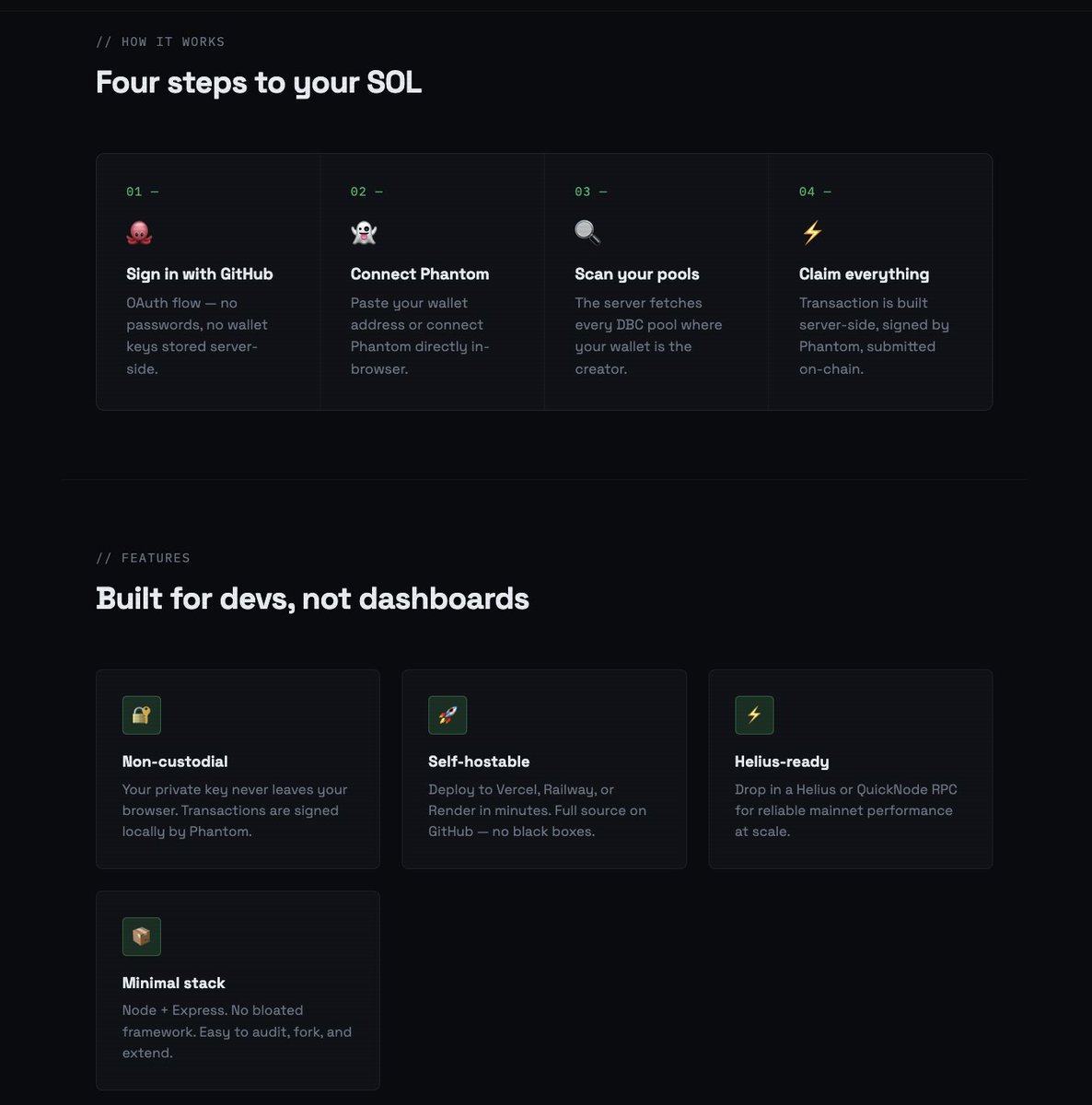 Yo, I made an easy site for any Github dev to claim fees from PumpFun ...