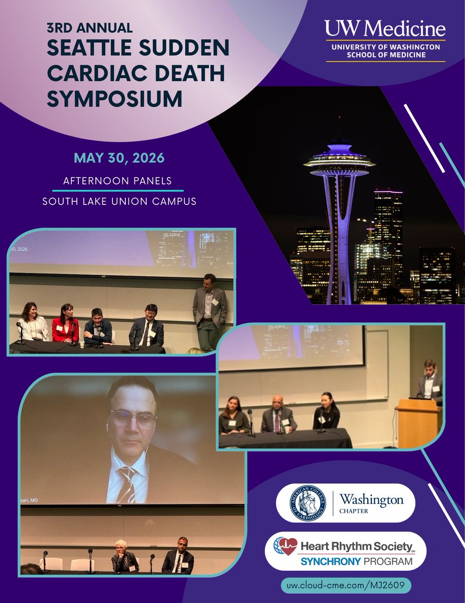 UWIPCE's tweet photo. Panels and discussions on SCD risk prediction, survivorship, AI, equity, mental health, and the future of evidence generation. Looking ahead together. 🫀
@UWMedicine @UWMedHeart @HRSonline @WashingtonACC @ACCinTouch @uwsomwwami @uwemcc @UWashEM @uw_chiefs @harborviewmc https://t.co/OIE5pFwhFm
