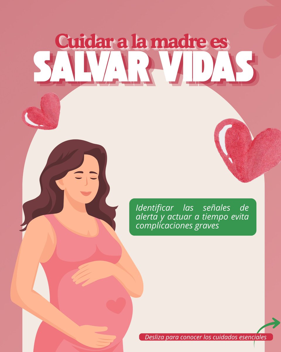 HospitalBaranoa's tweet photo. Reconocer las señales de alerta a tiempo evita riesgos en el embarazo y posparto. En la E.S.E. Hospital de Baranoa estamos listos para cuidarte. ¡Si notas algo extraño, acude de inmediato!
Acción del PIC y la Secretaría de Salud Municipal. 🏥 https://t.co/4Xvr5j3bcJ