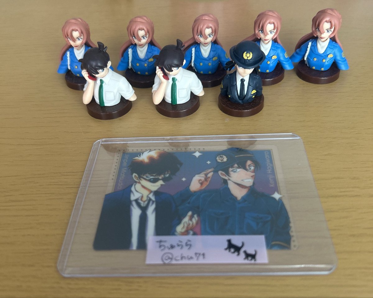 chu71's tweet photo. 【交換/譲渡】　名探偵コナン　チョコエッグ

【譲】　千速、新一、三池
　　　or 200円/個
【求】　灰原、光彦、世良、シークレット

コンプのため各1ずつ求めております。
説明書無し、バラして発送します。
paypay、ゆうちょ対応
検索からもお気軽にお声掛けください🙇‍♀️ https://t.co/YrKuE7gNIX