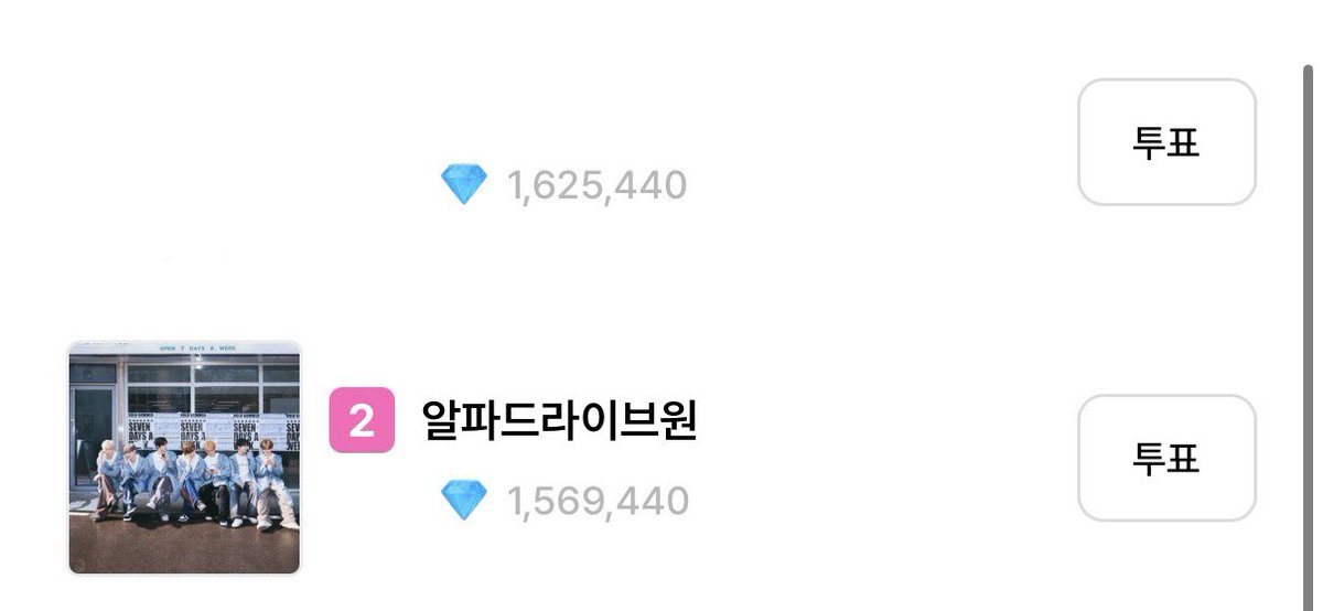 알파드라이브원 투표총공팀 tweet media