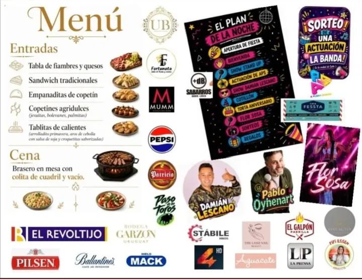 aplenasamba's tweet photo. Menú de la Cena Show del festejo de los 25 años de la banda!!

Entrada: $2.200
⏰21:00hs
📍 La Fortunata

Artistas invitados, sorteos y actuación de la banda!!
#aplenasambavida
#Buenisimo https://t.co/bzIEzoOAHl
