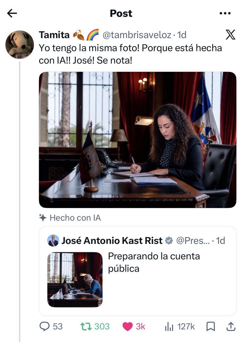 LaTrujo's tweet photo. @PerejilZurdin @Guiller17333182 Es IA!  Mienten hasta en lo más mínimo! https://t.co/l22gteWfWn