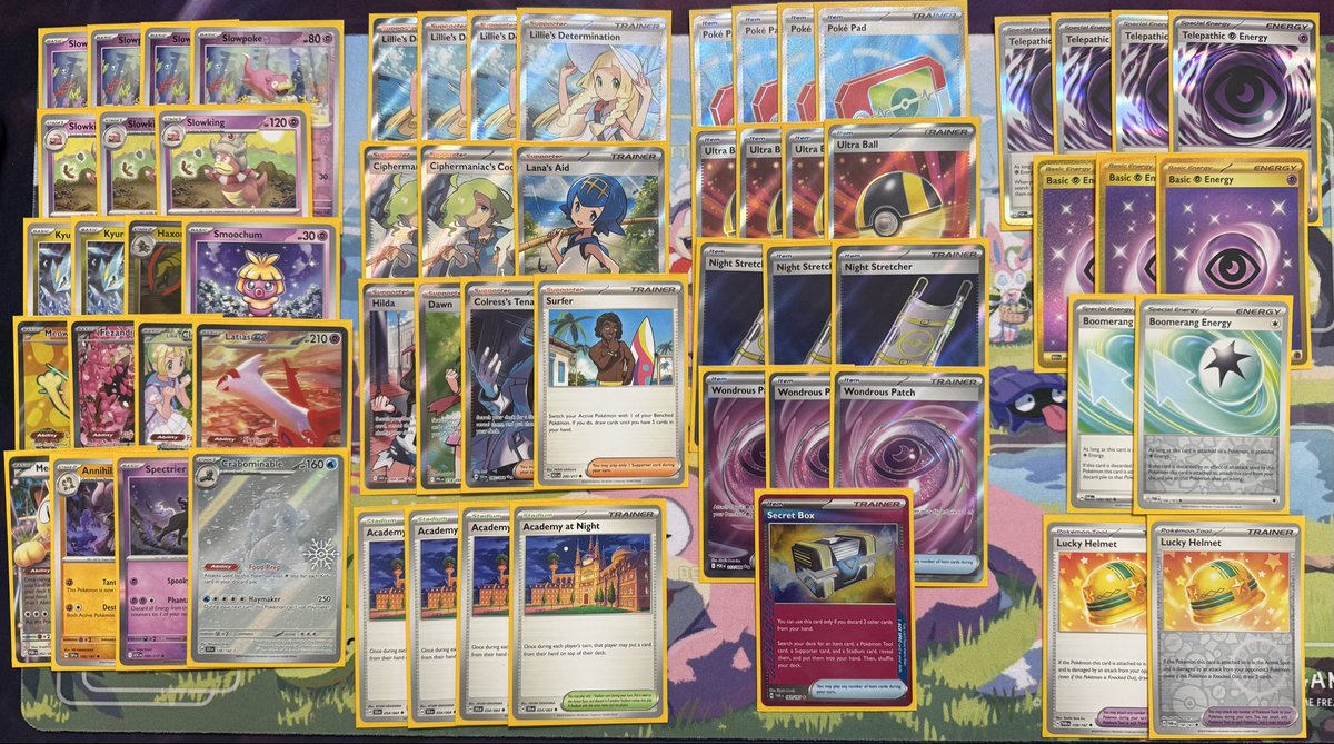 CheezyVGC's tweet photo. 3rd place at Neon Mermaid Cup w Slowking! 

W vs Hydrapple
W vs Rocket Mewtwo
W vs Raging Bolt
ID
T4 WLL vs Yanmega

NAIC NEXT!!! https://t.co/MCb1meVtDI