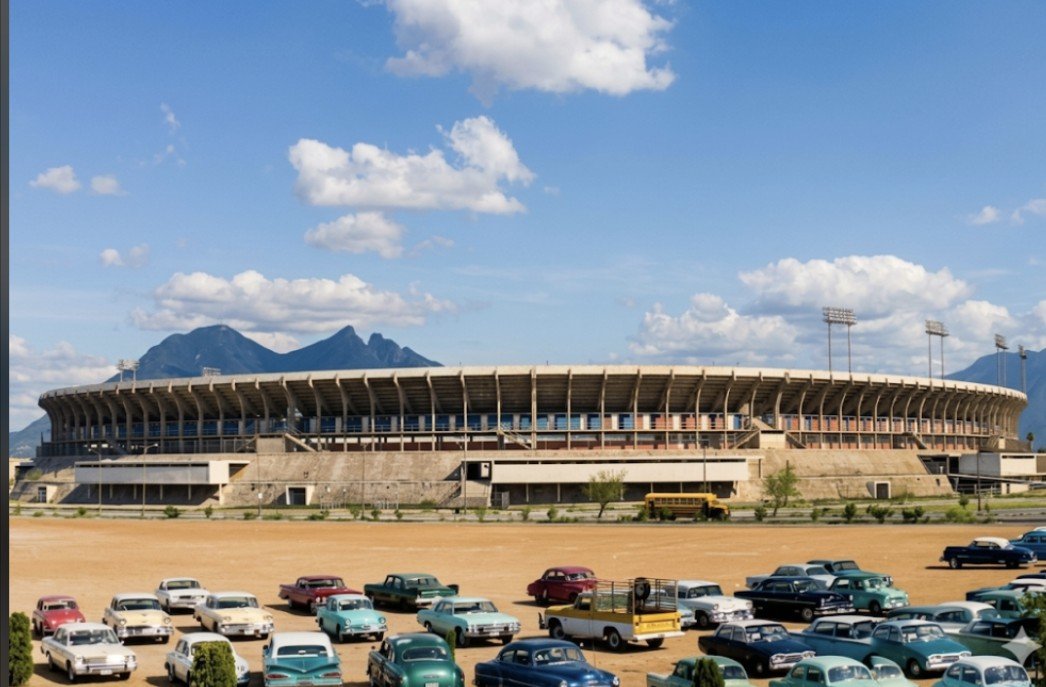 MXESTADIOS's tweet photo. Estadio Universitario, 1969.

#Tigres https://t.co/Y08KZ6RVKj