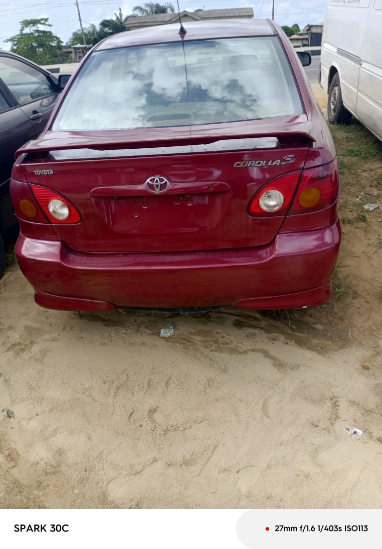 BrightDigitalW's tweet photo. Toyota Corolla
✅ 2004 Model 
✅ Excellent Engine
✅ Untouched Gear
✅ Ac in Good condition 
✅ Price: 3.5M to the owner 
Selltlement: 150k
Location: Agbara badagry Lagos
Whatsapp/Call: 07061641802 https://t.co/uMScZ7eIUi