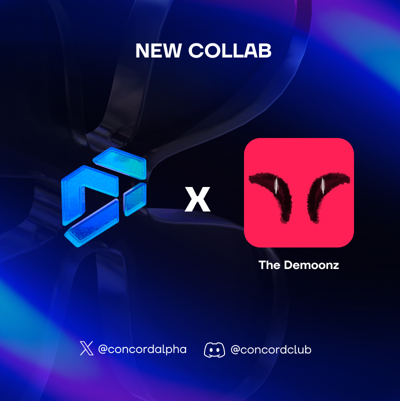concordalpha's tweet photo. We're excited to announce a new collaboration with @the_demoonz 🫱🏼‍🫲🏻

Low supply hand-drawn Demoonz coming to Ethereum.

We truly appreciate the trust and support.

Looking forward to bringing more value and opportunities to our community. https://t.co/EZTcHdVrcZ