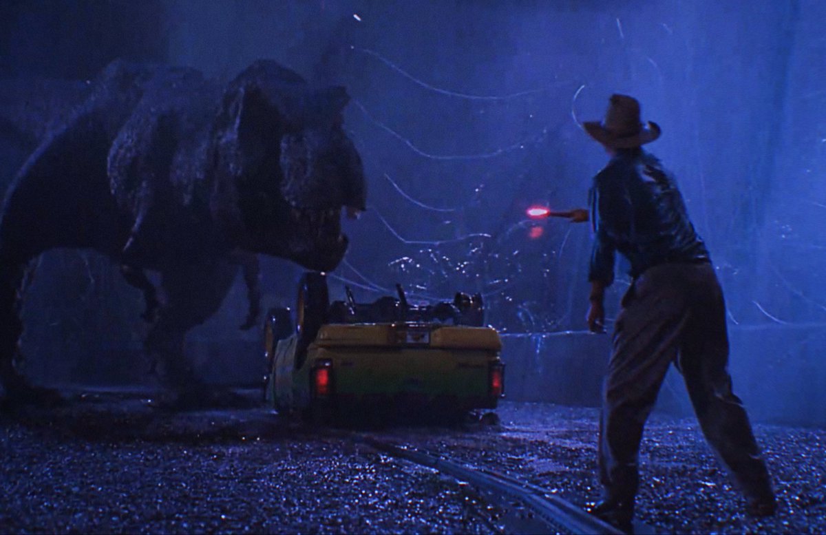 BIG_A_Augustus's tweet photo. Watched Jurassic Park today, here are few stills (these are edited some) https://t.co/VyvniZKxQJ