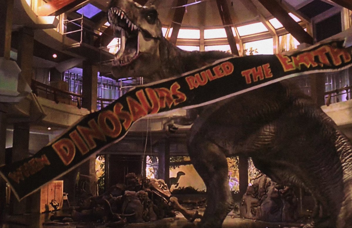 BIG_A_Augustus's tweet photo. Watched Jurassic Park today, here are few stills (these are edited some) https://t.co/VyvniZKxQJ