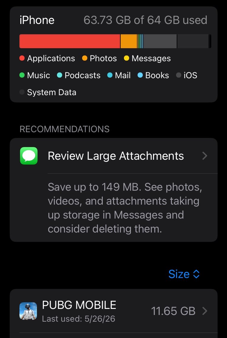 ghostshulahoop's tweet photo. My phone keeps yelling at me about my storage being full but I just don't know what else I could possibly delete? https://t.co/F1d1LoGH5Y