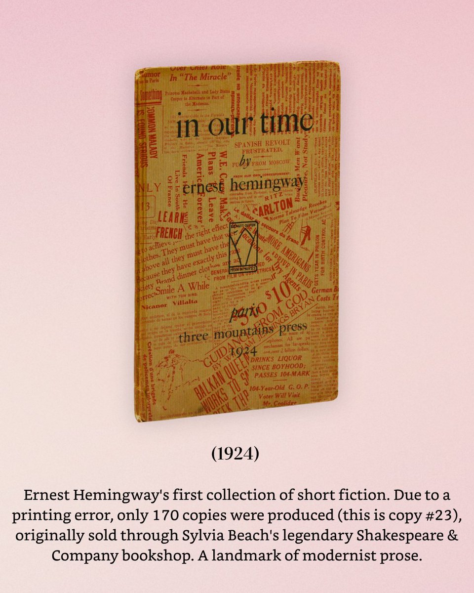 AbeBooks's tweet photo. May is National Short Story Month. We're closing it out with four rare collections that prove the short story is anything but small. 

Swipe through to see them all. https://t.co/uzD8ZkpzPX