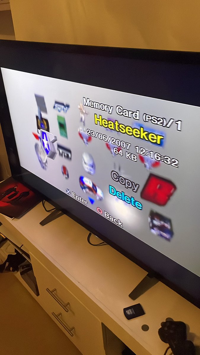 JordanInHell's tweet photo. I bought a ps2 off Facebook marketplace but the memory drives were full and it breaks my heart having to delete this old data https://t.co/TTqR6YxdbV