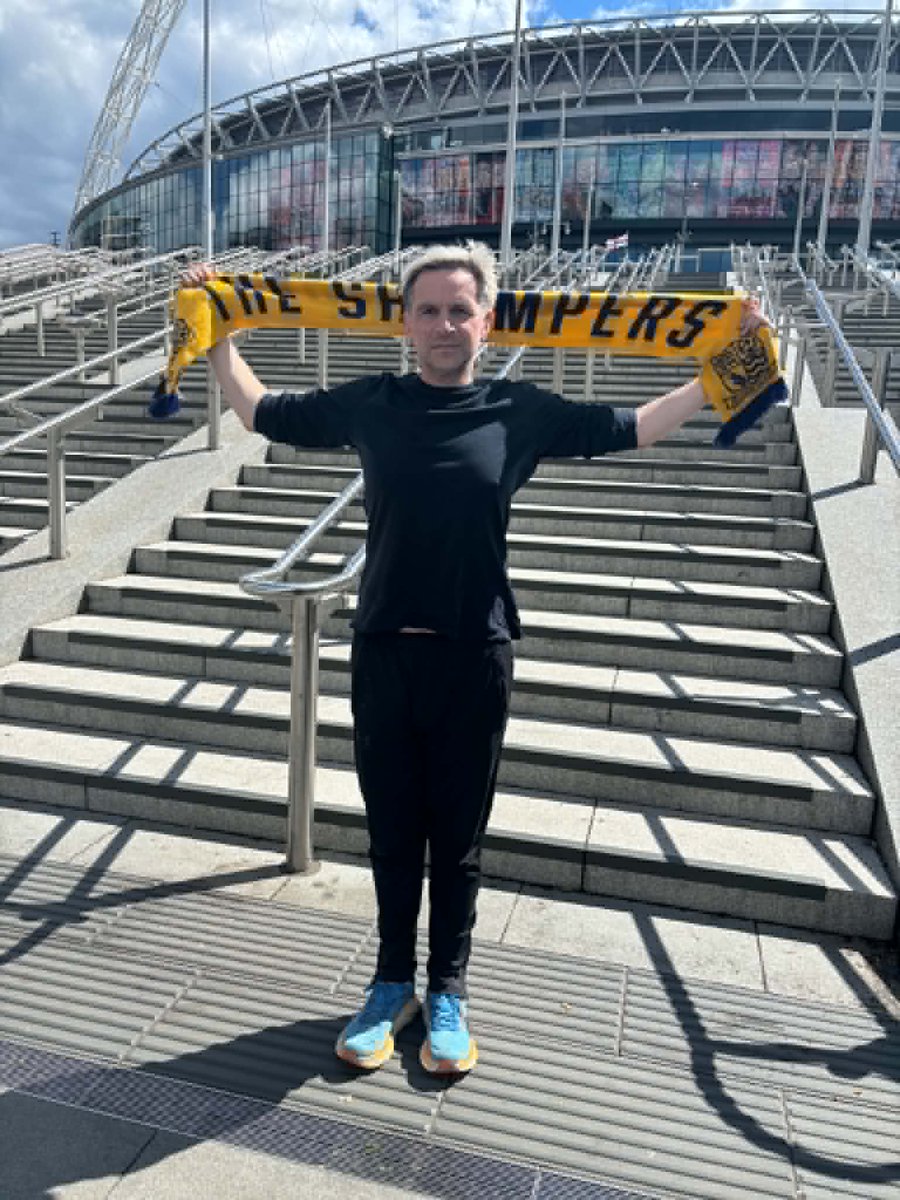 RunFreeOfficial's tweet photo. Our co-founder @CJPhillips1982 also walked from Roots Hall to Wembley ahead of Southend United's FA Trophy final to raise funds for mental health care in Southend

He can still be sponsored here: https://t.co/3FfEIj9rXx https://t.co/w4vin1pZQu
