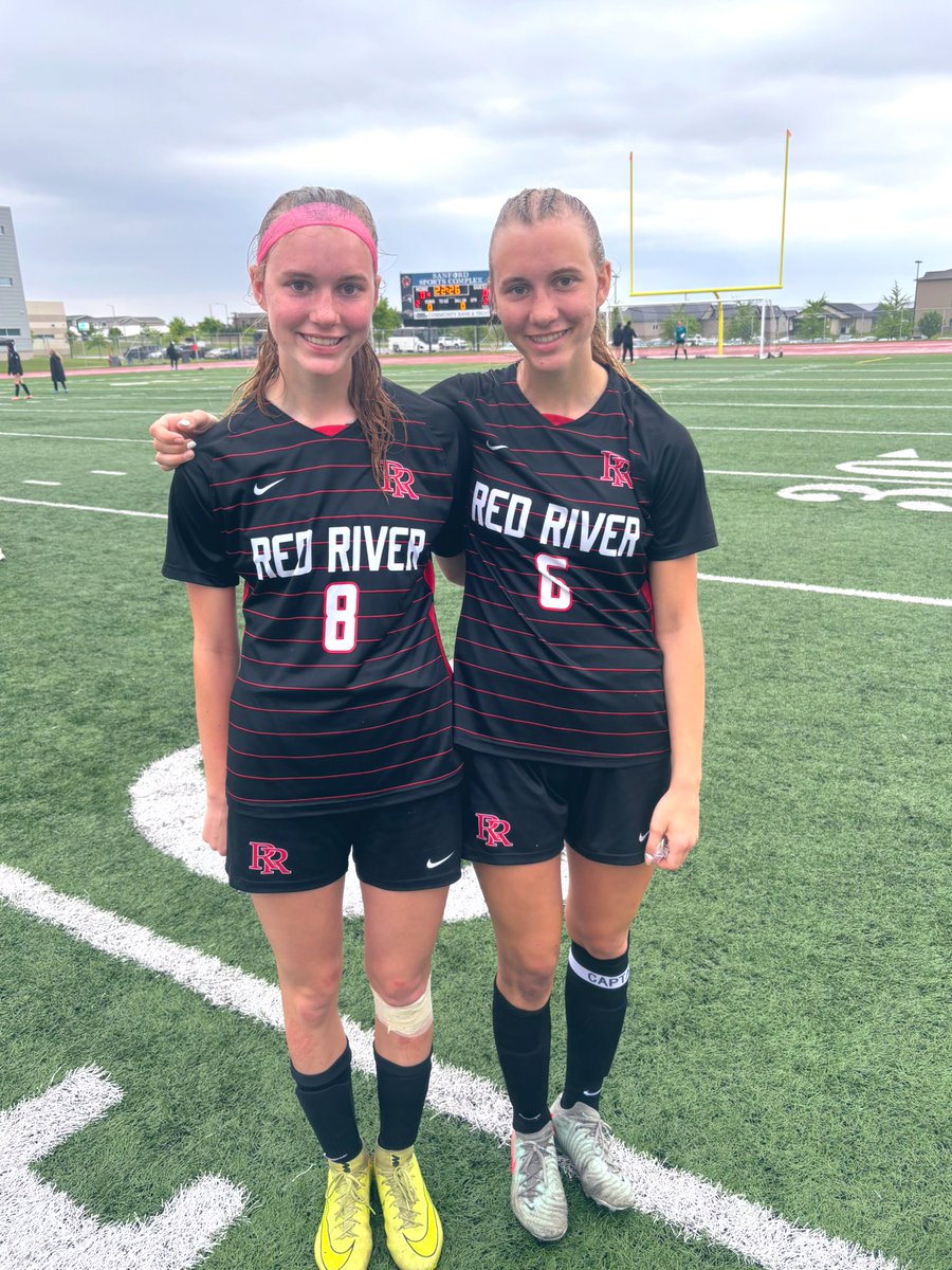 RRHSactivities's tweet photo. Congratulations to Taylor and Reagan Hodny on being selected to the All State Tournament Team! #DoubleTrouble #RideAsONE https://t.co/ThUW6NjTd1