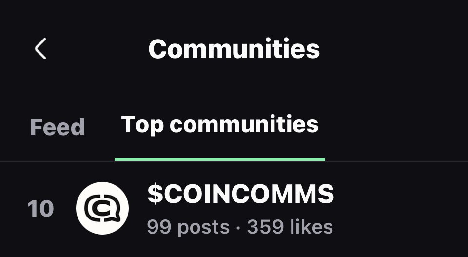 WhenBag's tweet photo. Hoping $COINCOMMS is bottomed out here at 37k 

They even have a top 10 coin communities still since yesterday

4d32vNzqdtuKwUZkou2Mtxzr2ASf1FoMgq7eeeJJqLgk https://t.co/5h1i12GIoO
