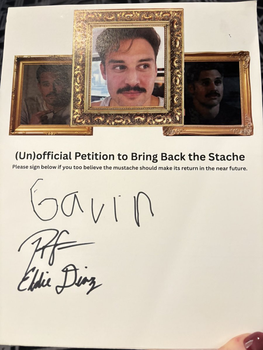 bucklucys's tweet photo. got a ryan signature and an eddie signature 😂 https://t.co/Tw73Ifihy7