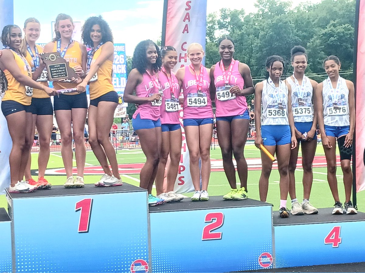 myCTsports's tweet photo. STATE RUNNERS-UP.

Faith Cabuyaban, Amaya Gaskin, Avery Lewis and Amari Morrison earn second in the 4x100 relay for @LadyJaysTF with a time of 47.31 in the Class 5 State Championships. https://t.co/x750Tc7mpY