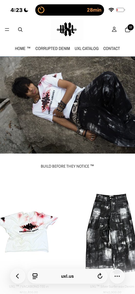 UXLegacy's tweet photo. Store is live 

SILVER SURFER DENIM 

VAGABOND TEE v1 

https://t.co/F6RycuCNDY https://t.co/WBJQeIek5k