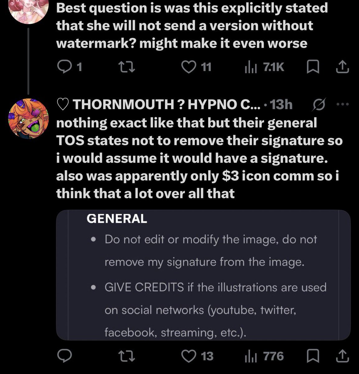 ♡ THORNMOUTH ? HYPNO CHAOS IMP ♡ tweet media