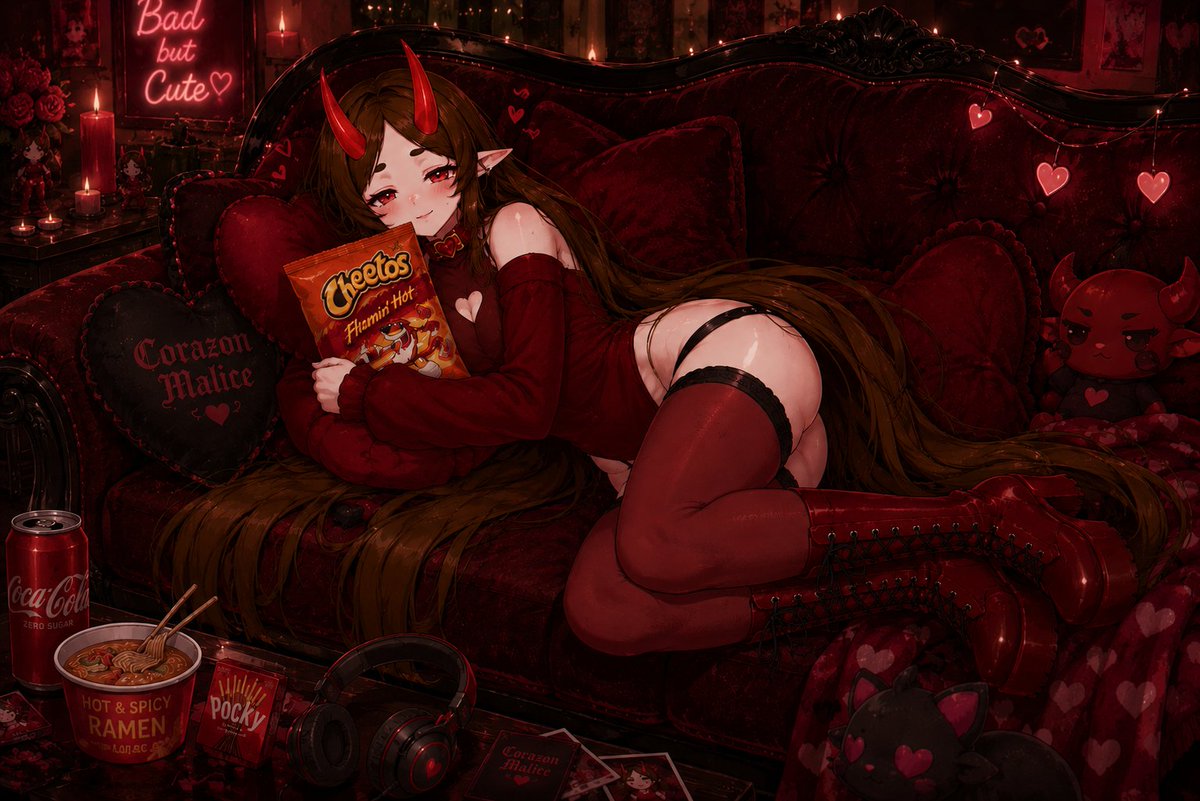 CorazonMalice's tweet photo. Me cuddling with a bag of hot cheetos 😋 ❤️❤️❤️❤️ https://t.co/poqJ6S3zyI