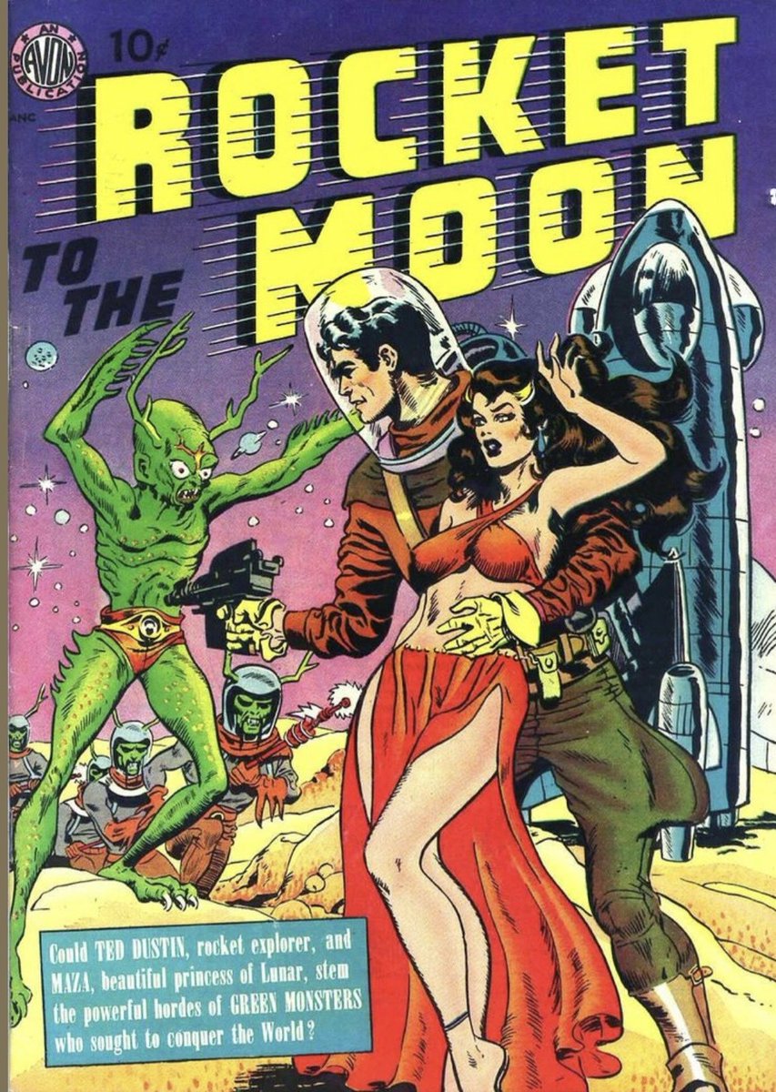BrianWPrescott's tweet photo. #RocketToTheMoon 🚀🌕 #AvonComics 👽 https://t.co/piboDAlKOh