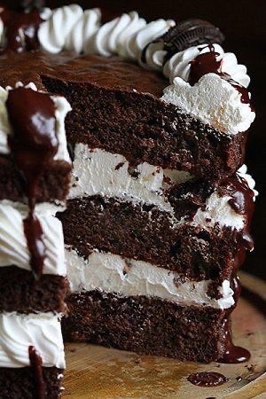 _SmokeyGirl25's tweet photo. I call this The Devil Dog Cake 
Some People Call it the Ho Ho 
Cake ,We Use To Make this Cake 
A lot at Winn Dixie .Take a 1/4 Sheet 
Chocolate Cake Slice it in the Middle Put 
Cool Whip in the Middle,Then take the 
Other top of Cake .Put it on Top of the 
Cool Whip! Then Warm the chocolate Icing .So Good And Rich  I thought!🤤🤤
Hungry 🤤 Yet !!