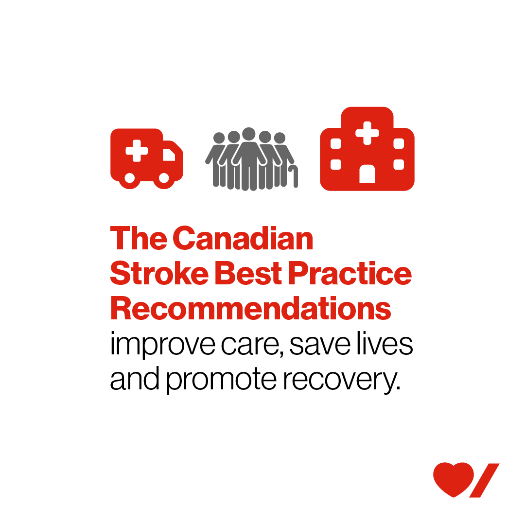 HeartandStroke's tweet photo. We are celebrating 20 years of Canadian Stroke Best Practice Recommendations. These innovative, evidence-based Canadian specific guidelines have played a leading role in transforming stroke diagnosis, treatment and rehabilitation. 
Read our release: https://t.co/j2RnIW15vK. 
#BeatStroke #StrokeMonth