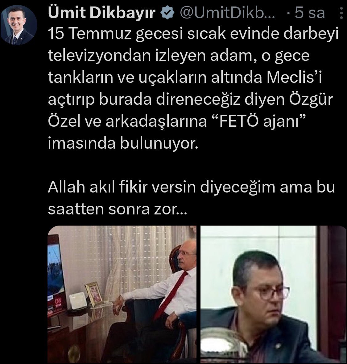 Vita_Novaaa_'s tweet photo. @Profesorfacia_ Evr doğru duyduk,

Tv başında darbeyi izleyen kemal
O anda mecliste darbe karşıtı direniş yapan adama fetöcü imasında bulundu.. https://t.co/3eyvDAZLvI