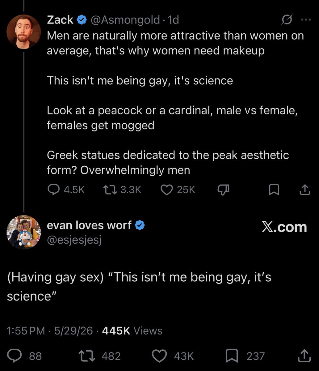 evan loves worf tweet media