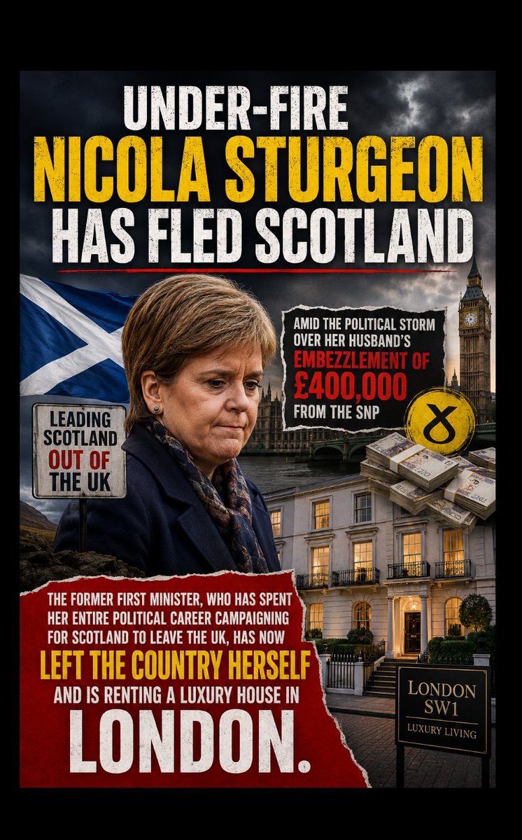HelpSaveGlasgow's tweet photo. SleekitSturgeon quits Scotland, 
Oh what a shame
I wonder will she purchase another coffee machine with her own dosh?
Probably, after all she has her gold-plated lifetime pension the Scottish taxpayers pay her every month! 
🤬💷🤬💷🤬💷🤬💷 https://t.co/WKEuk0R2pd