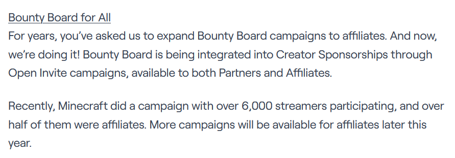 kridentagg's tweet photo. @Twitch THANK YOU THANK YOU THANK YOU!

As an Affiliate I've been asking for the Bounty Board feature for YEARS now.  I'm seeing some great announcements today from TwitchCon Europe, and this is genuinely towards the top of the list for me! https://t.co/F1w3mfFx41