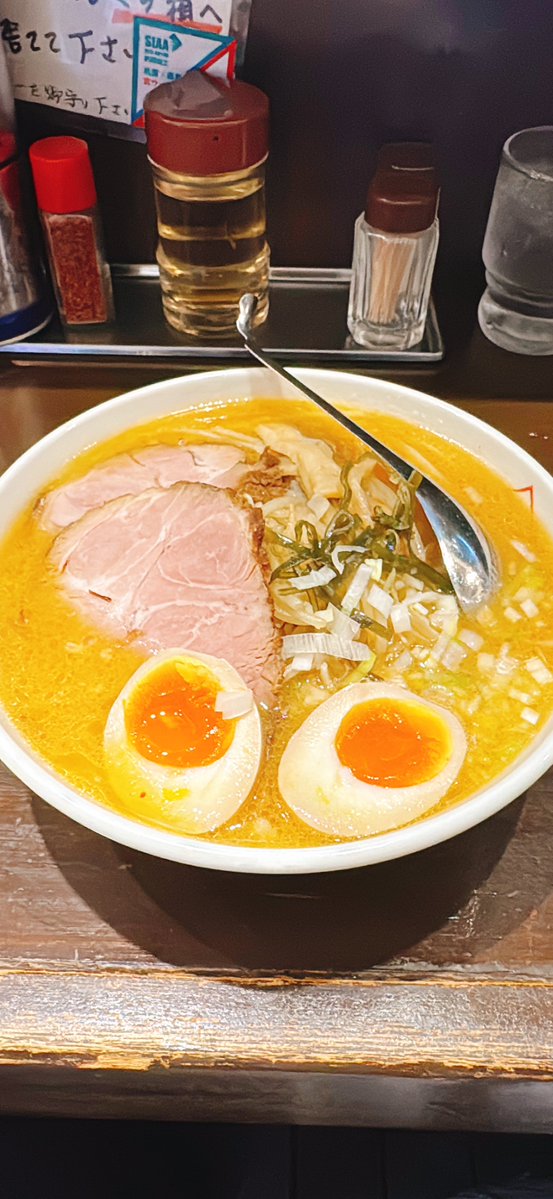 EFM69GF's tweet photo. 中野の札幌ラーメン味七さん🍜
本格的でした👌 https://t.co/tymiTl4fdn