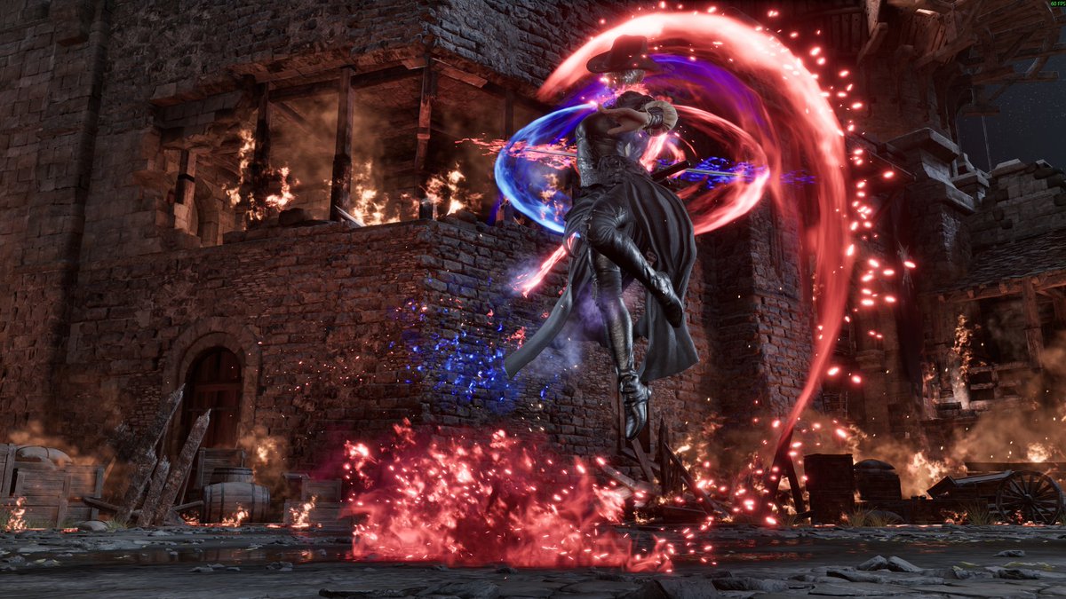 SolcAnimolo's tweet photo. I kinda see the Rakuyo from the one of the Astral clocktower #Tekken8 #Kunimitsu https://t.co/VJ2uL0daHj