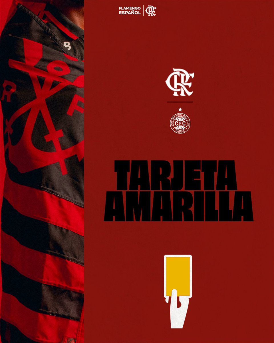 Flamengo_es's tweet photo. Luiz Araújo recibe la tarjeta amarilla.
84' | #FLAxCFC 3-0 https://t.co/kNkh007xWv