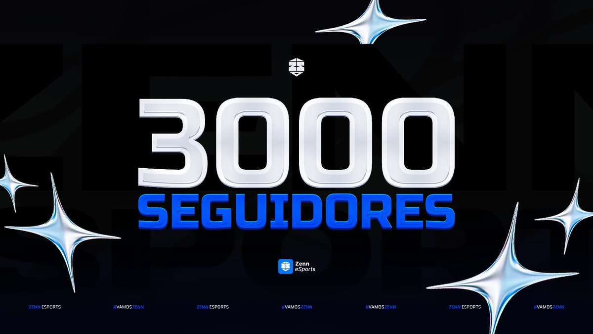 ZENNclub's tweet photo. Gracias por los 3.000 seguidores en X 🌟

Esto acaba de empezar. 💙 #VamosZenn https://t.co/Fz1QjgrOAv